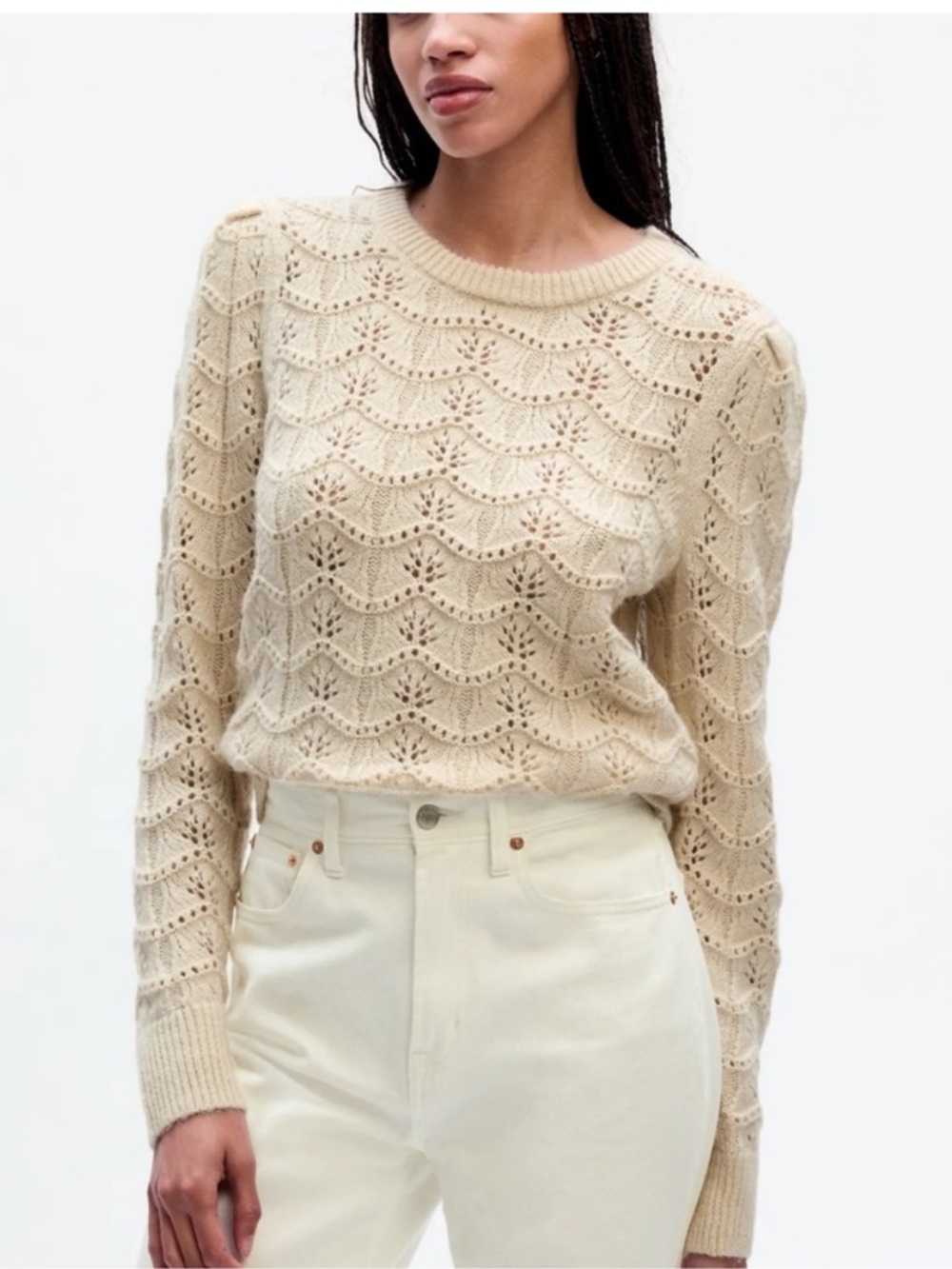 Gap Pointelle Knit Sweater